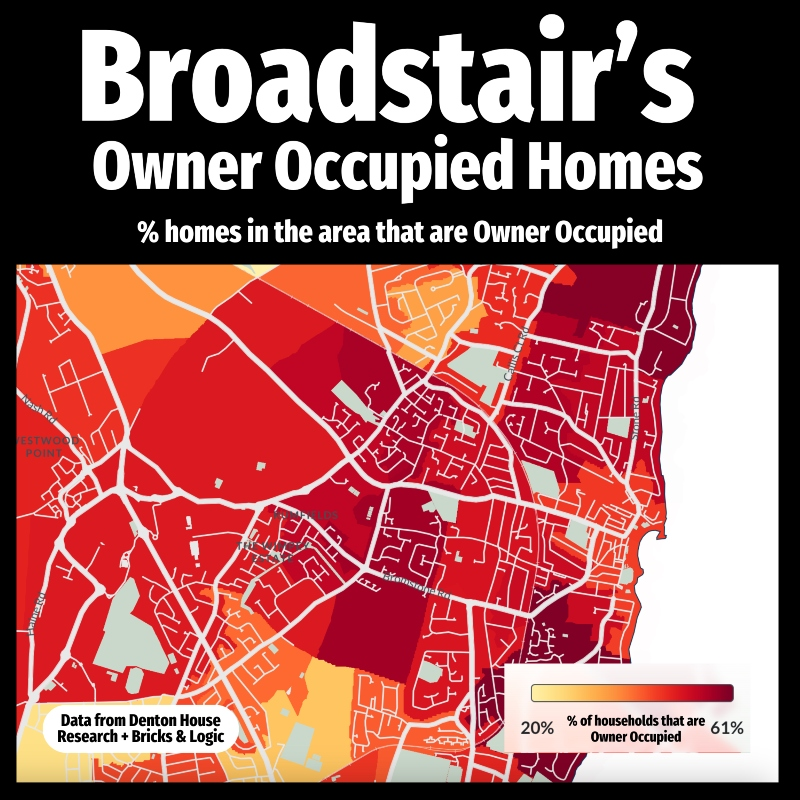 Broadstairs HomeOwnership Heatmap