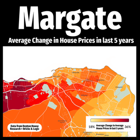 Margate 5yr heatmap