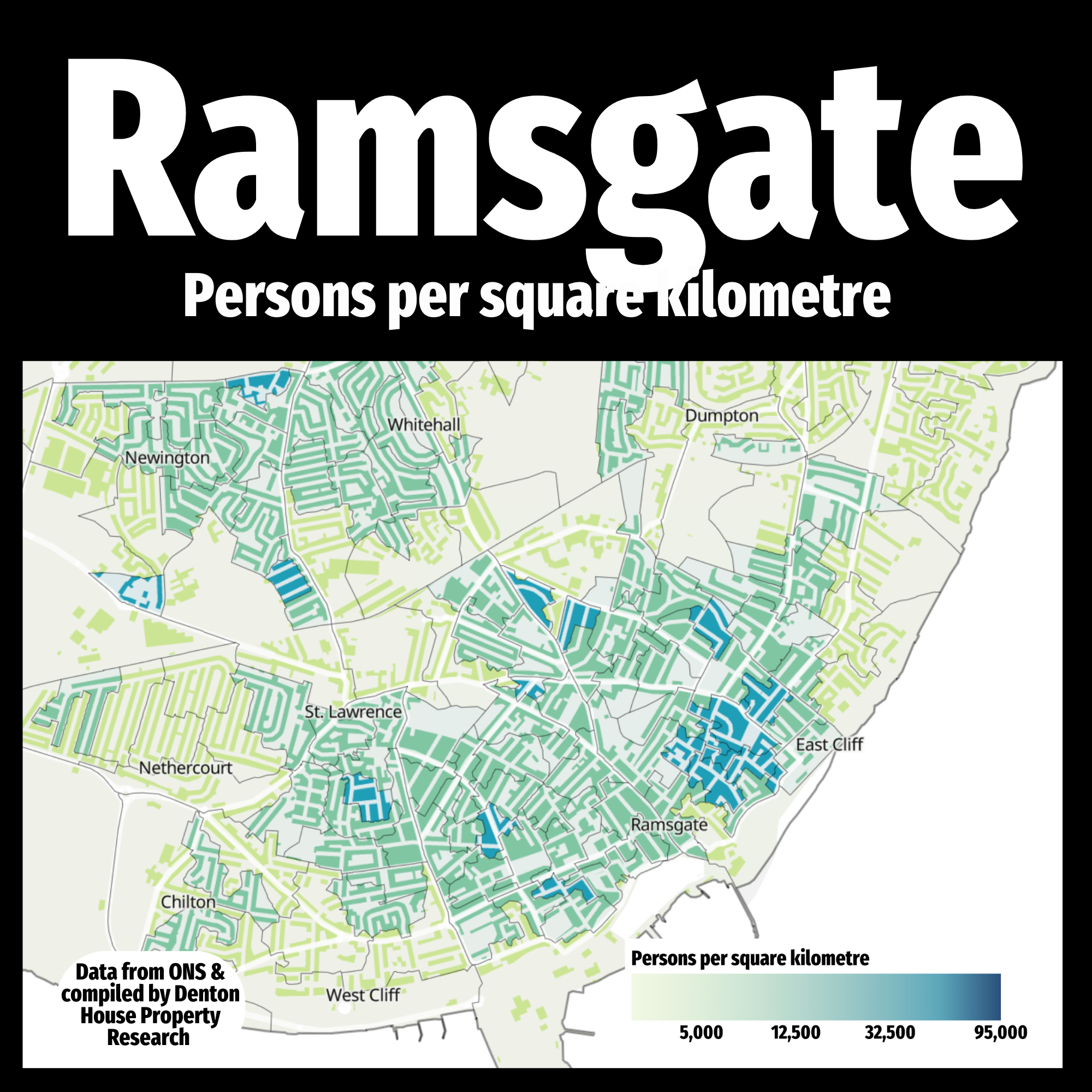 Population Density in Ramsgate